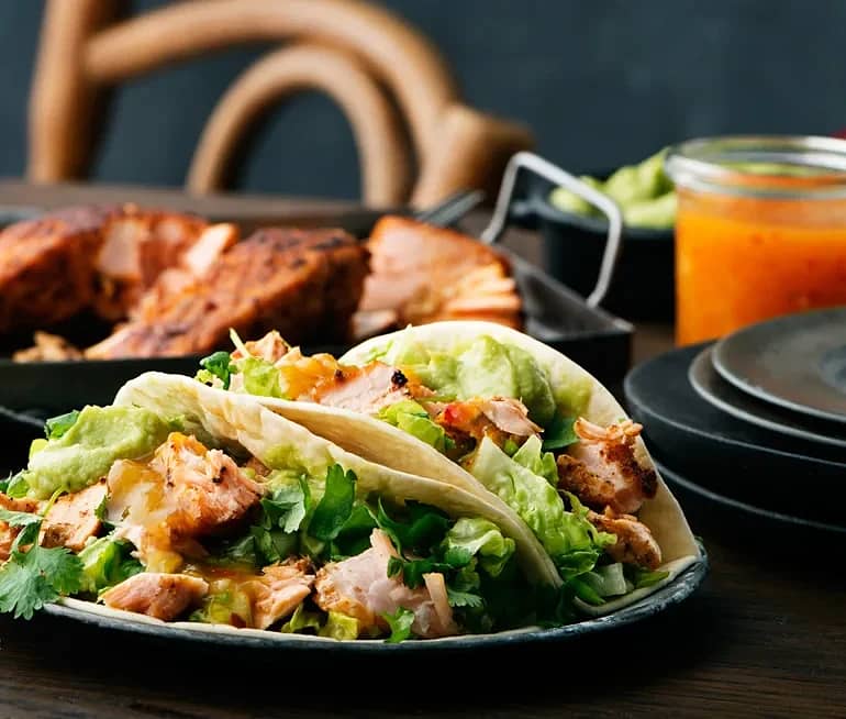 Tacos med lax