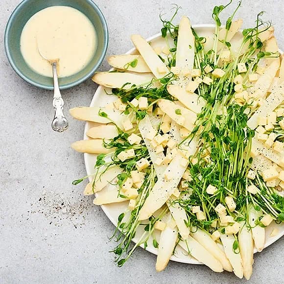 Vårsallad med sparris