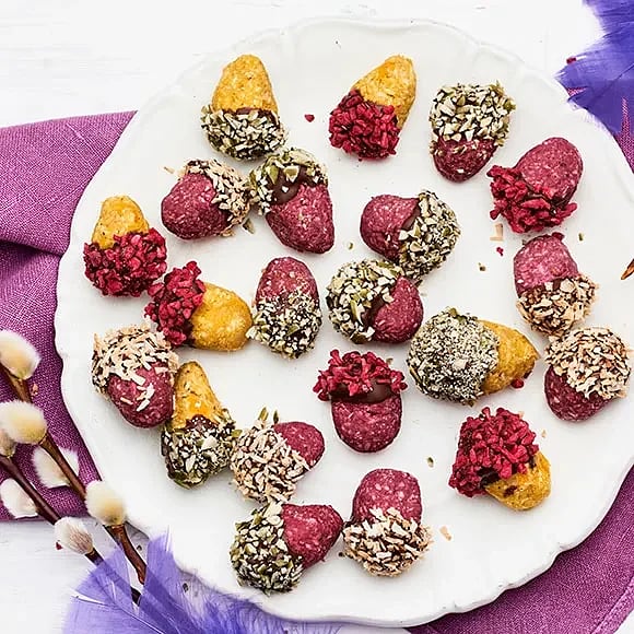 Veganska påskägg med choklad