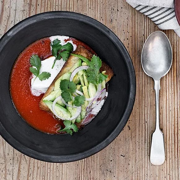 Gazpacho caprese