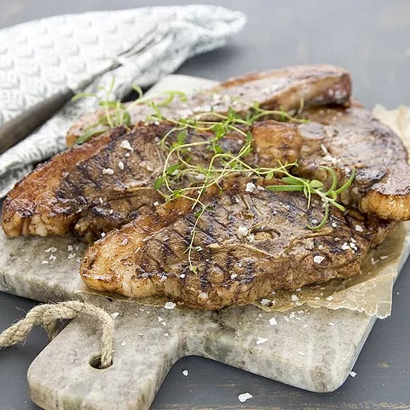 Grillade lammkotletter