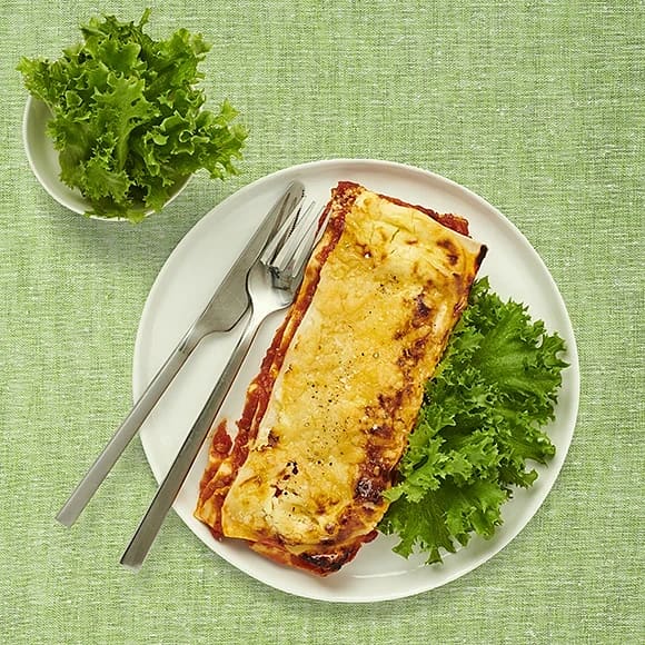 Lättlagad vegolasagne