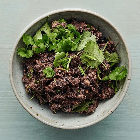 Refried beans – Svart bönröra