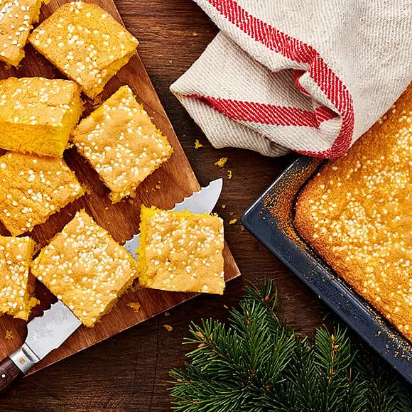 Saffranskaka i långpanna