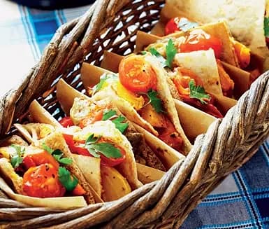 Pita med grönsaksfyllning