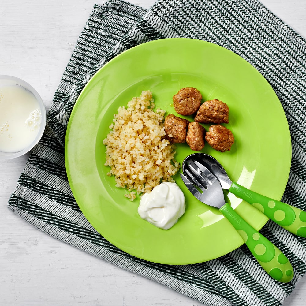 Kycklingbullar med bulgur