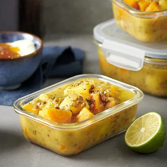 Massaman curry med morot, potatis och lök