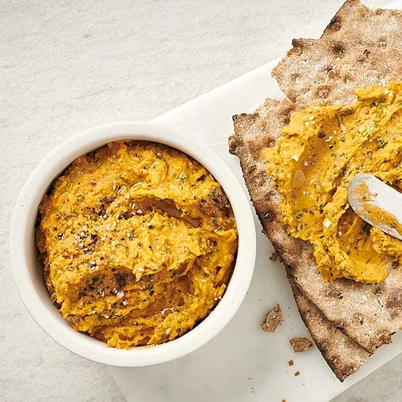 Paprikaspread med vita bönor