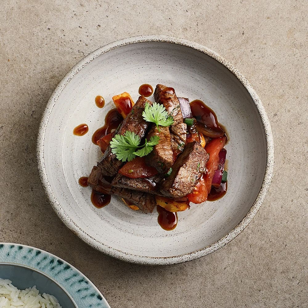 Lomo saltado - Peruansk oxfilégryta