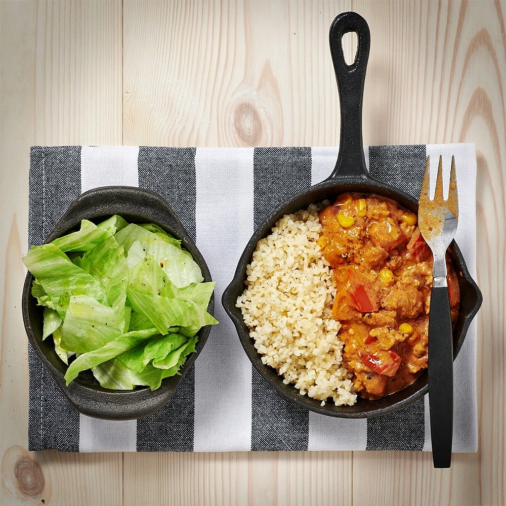 Tex mex-panna på kycklingfärs