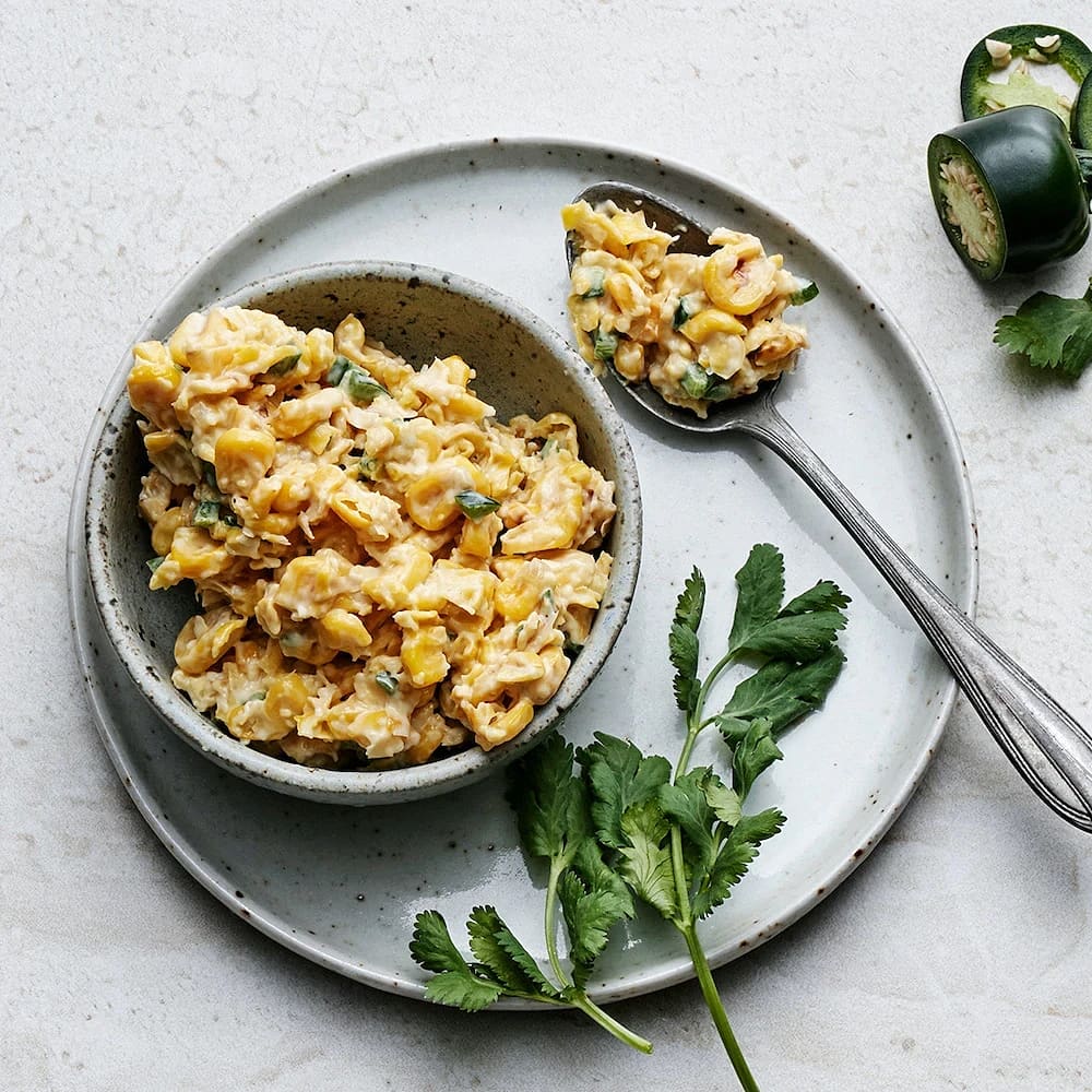 Majsröra med jalapeño