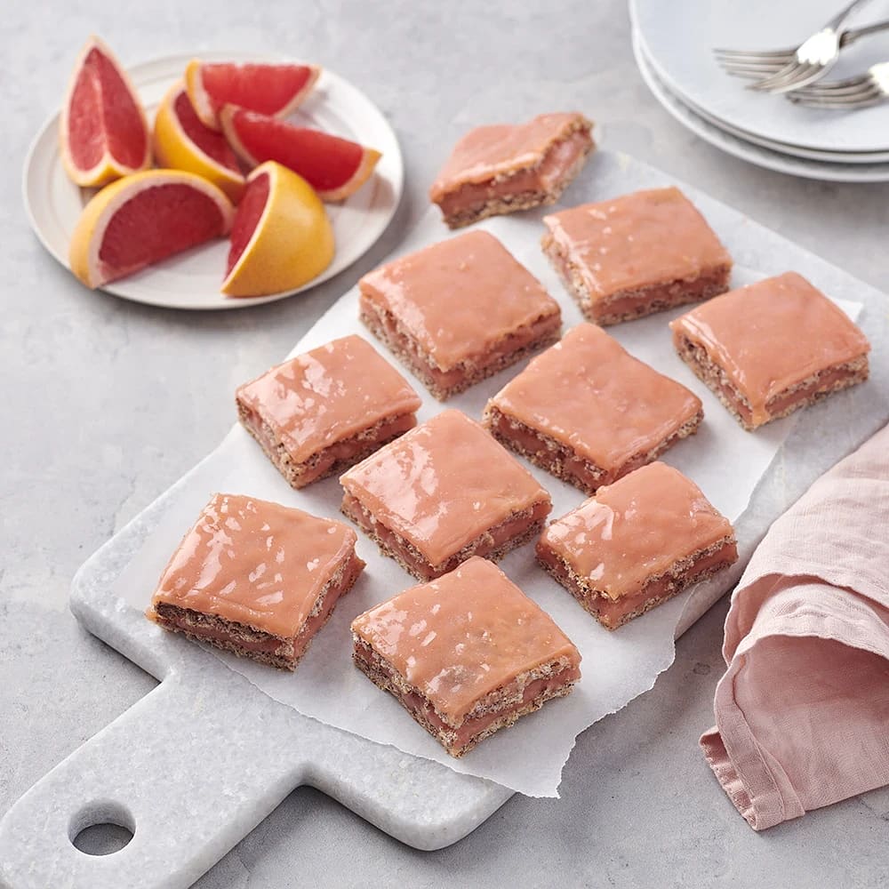 Grapefruktkaka med hasselnötsmaräng