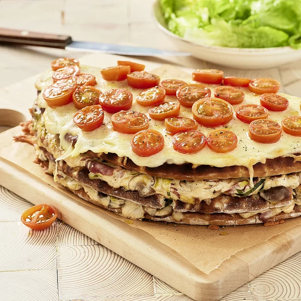 Varm smörgåstårta