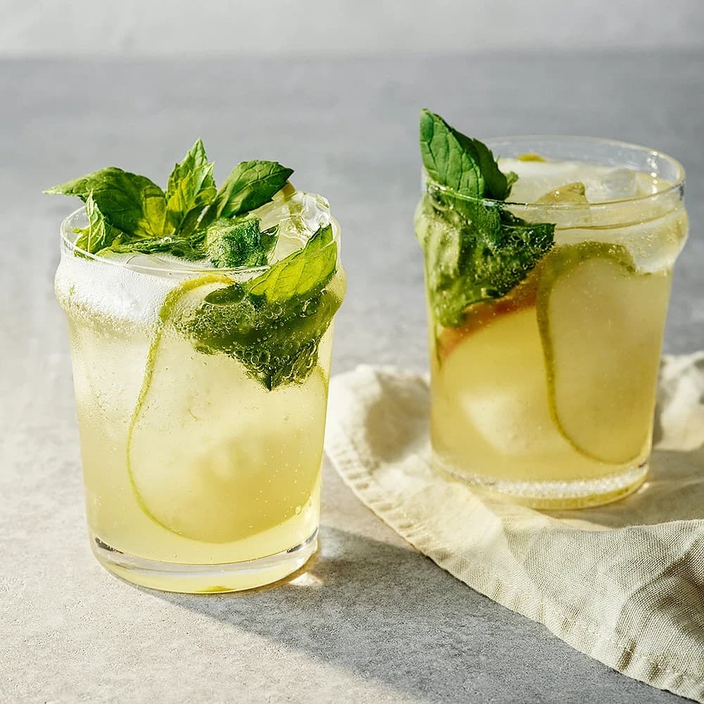 Pärondrink med mynta
