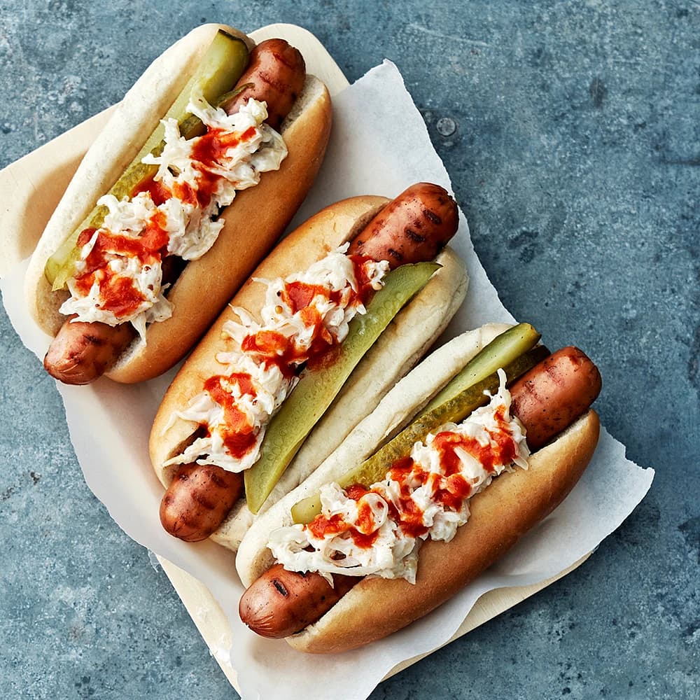 Reuben hot dog