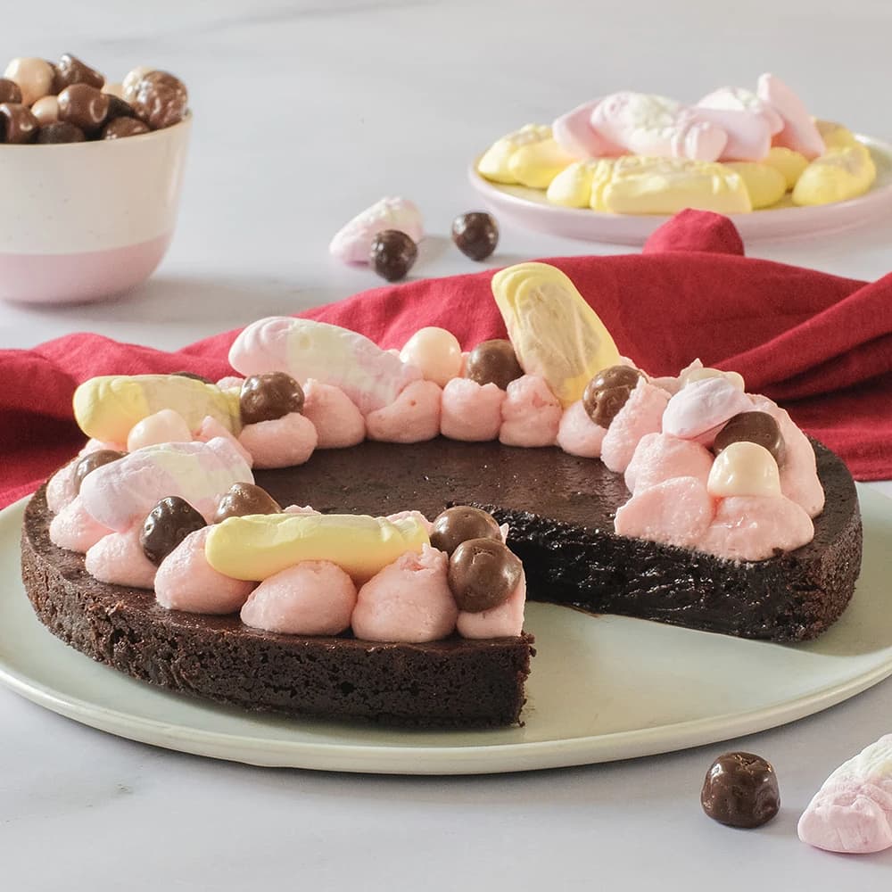 Kladdpepparkaka med skumtomtefrosting