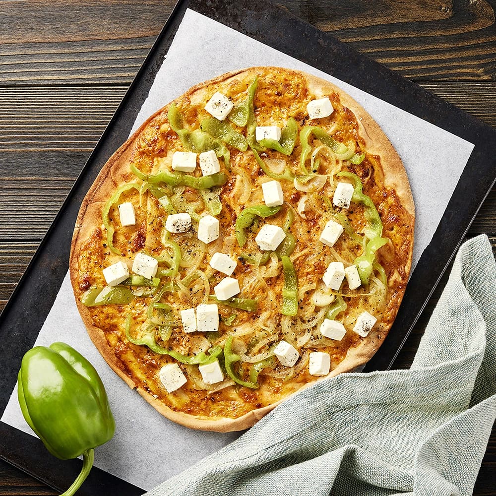 Libapizza med turkisk paprika
