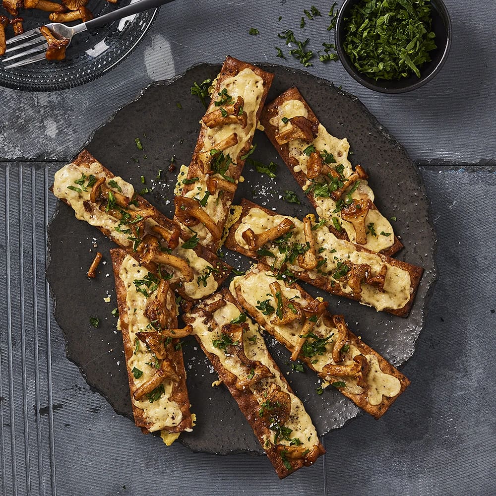 Tunnbrödschips med Västerbottensost