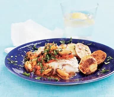 Torsk med musselsås