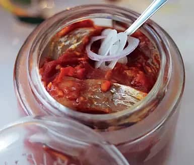 Matjessill med chili och sherry