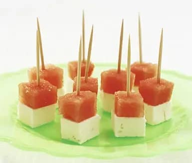 Sött och salt - Melon med fetaost