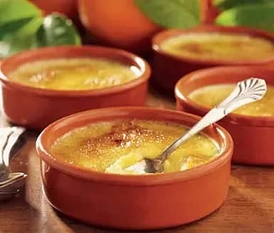 Crème brûlée à l'orange