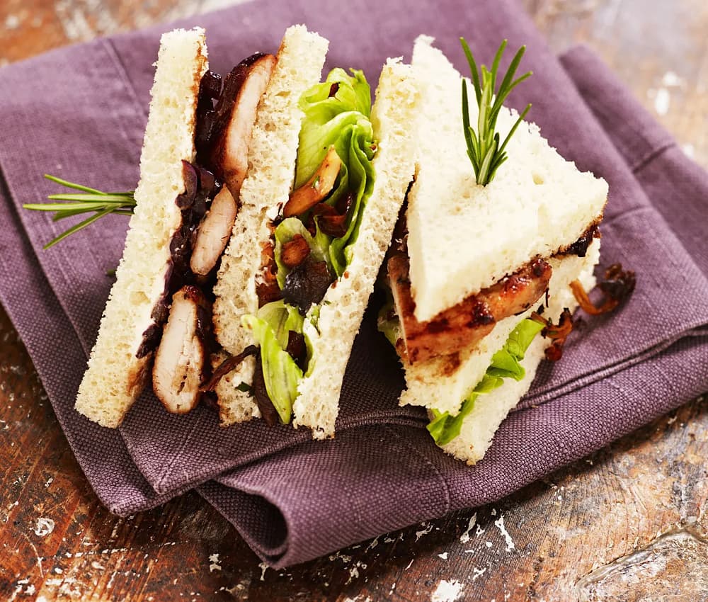 Kycklingsandwich med höstens smaker