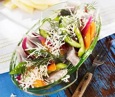 Sill med somriga pickles