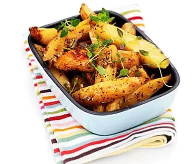 Vinbakad klyftpotatis