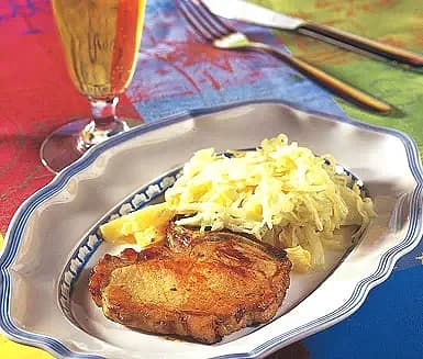Fläskkotlett med citrus slaw