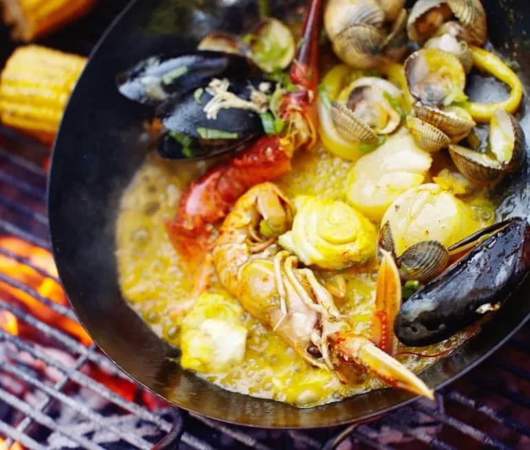 Rökt paella
