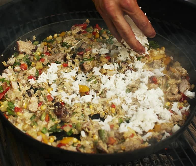 Fried rice på grillen