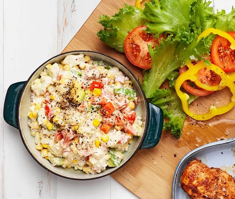 Tacokyckling med mexikansk potatissallad