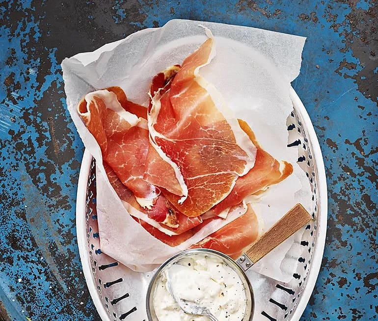 Skinka med parmesanskräm