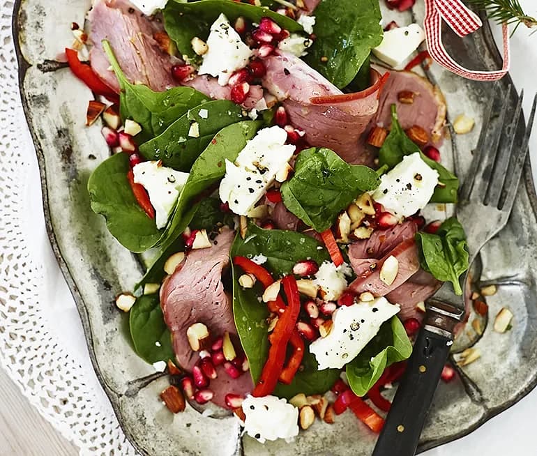 Fårfiol med sallad