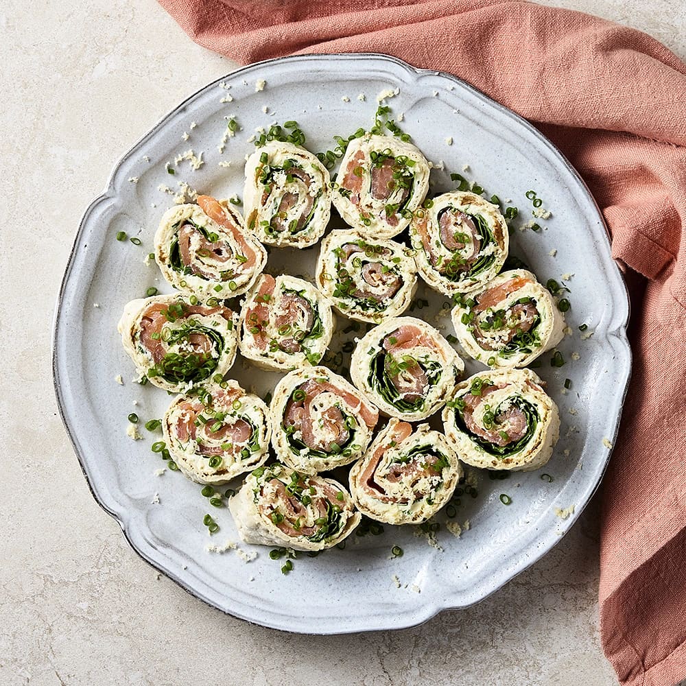 Tunnbrödssnittar med lax