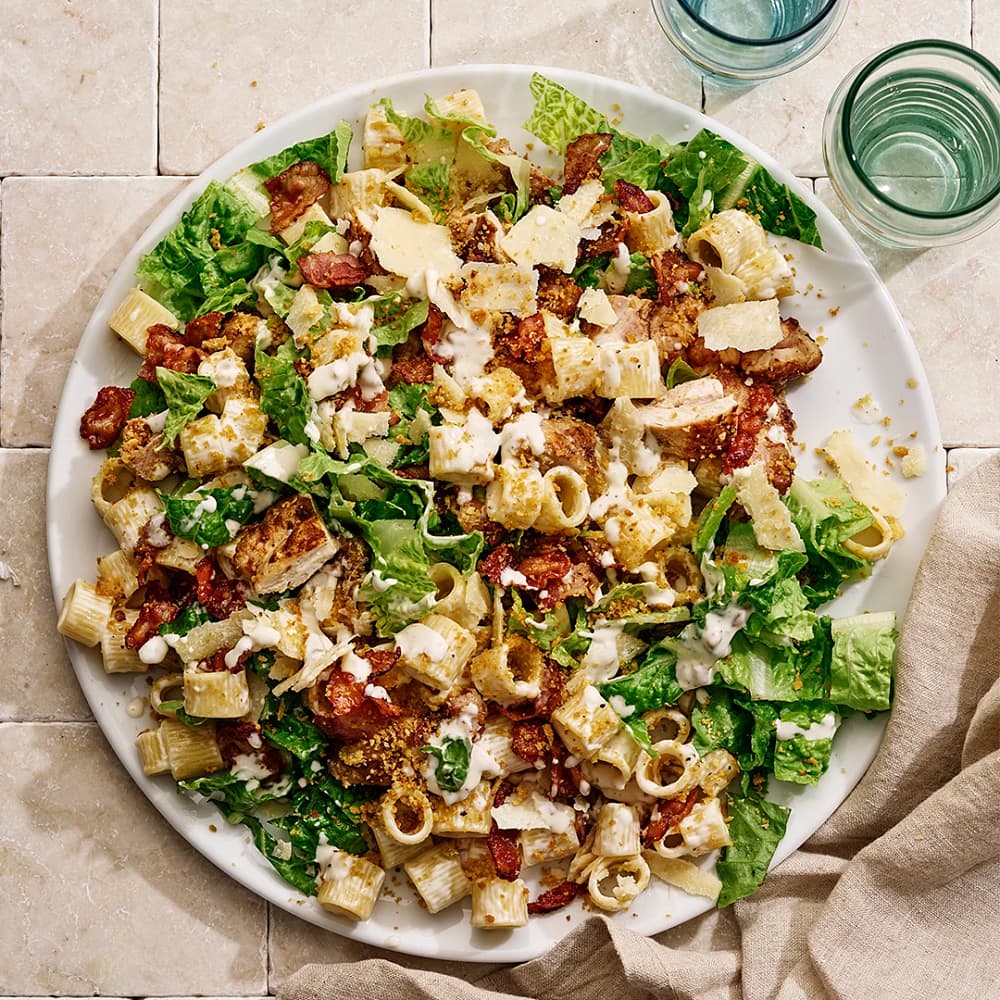 Caesarsallad med pasta