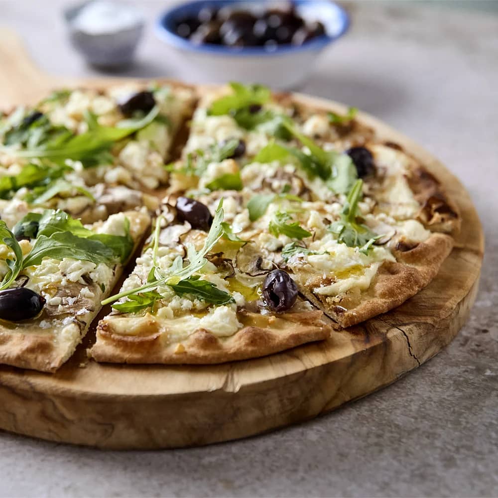 Enkel pizza bianca