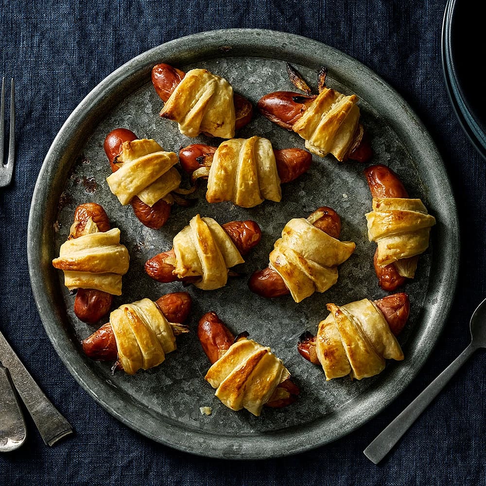 Pigs in a blanket med senap