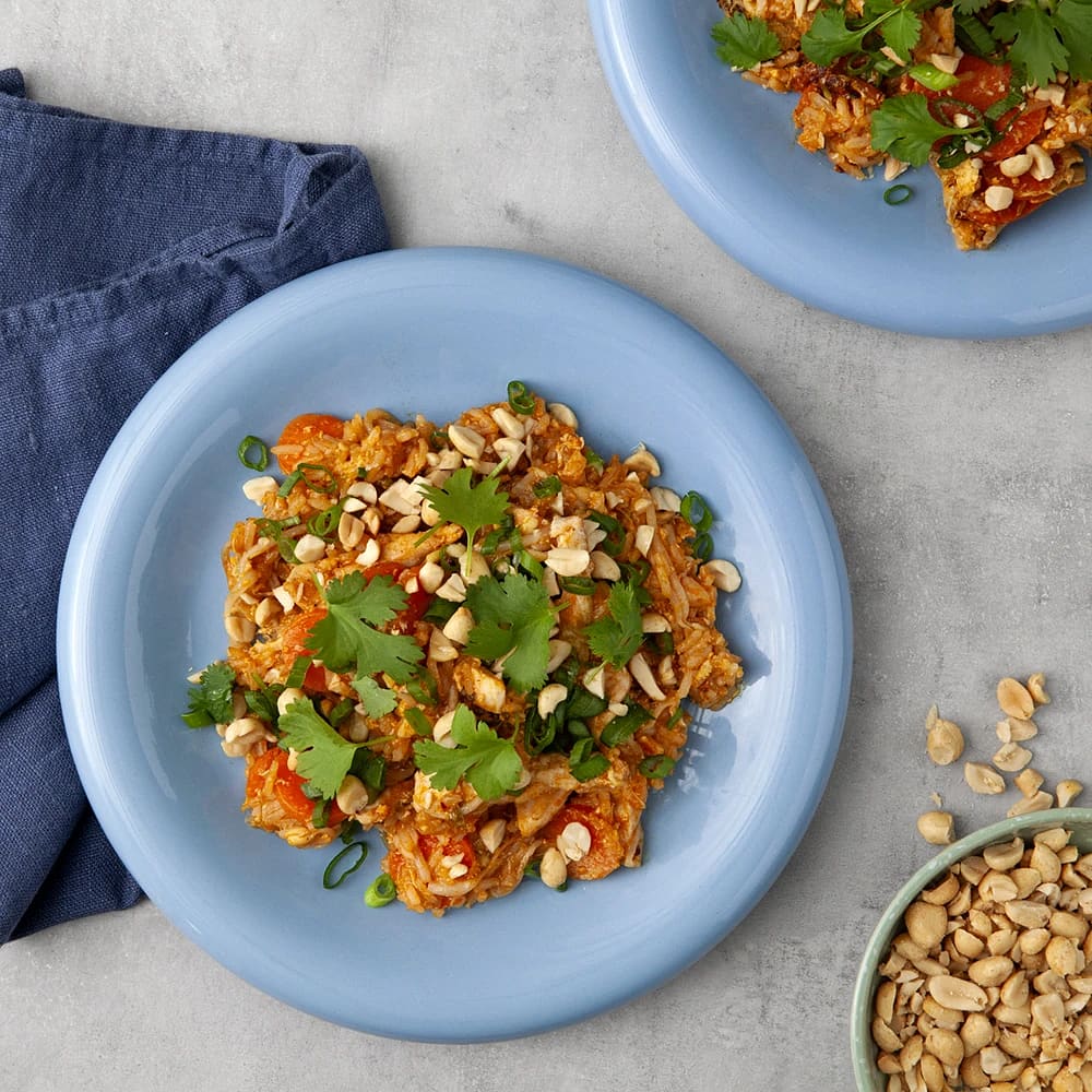 Fried rice med woksås pad thai