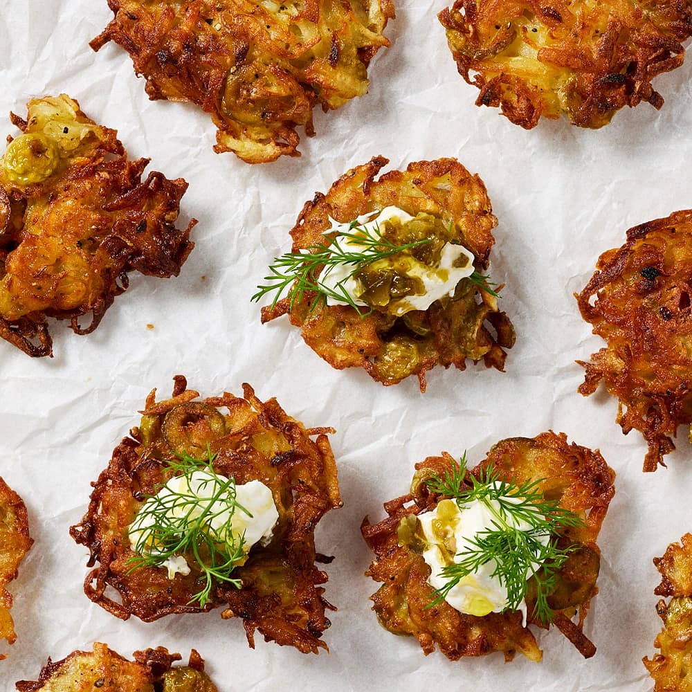 Latkes med oliver