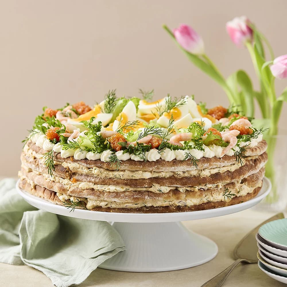 Enkel smörgåstårta