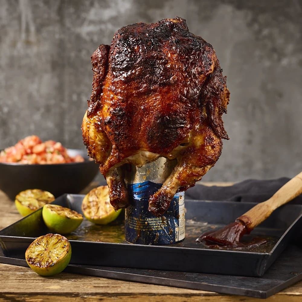 Beer can chicken