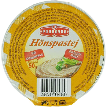 Hönspastej 50g Podravka
