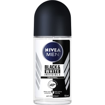 Deodorant Roll on Invisible Black & white 50ml Nivea Men