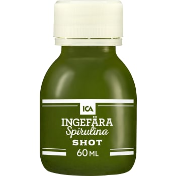 Ingefärsshot Spirulina 60ml ICA