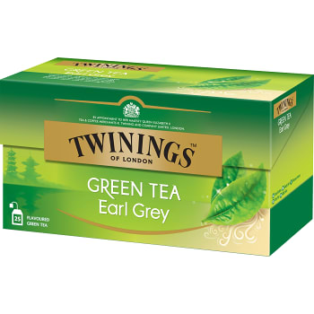Grönt te Earl Grey 25-p Twinings