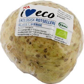 Rotselleri ca 450g KRAV Klass 1 ICA I love eco