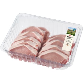 Kotlett med ben skivad ca 2kg ICA