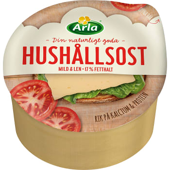 Hushållsost mild 17 % ca 1,1kg Arla